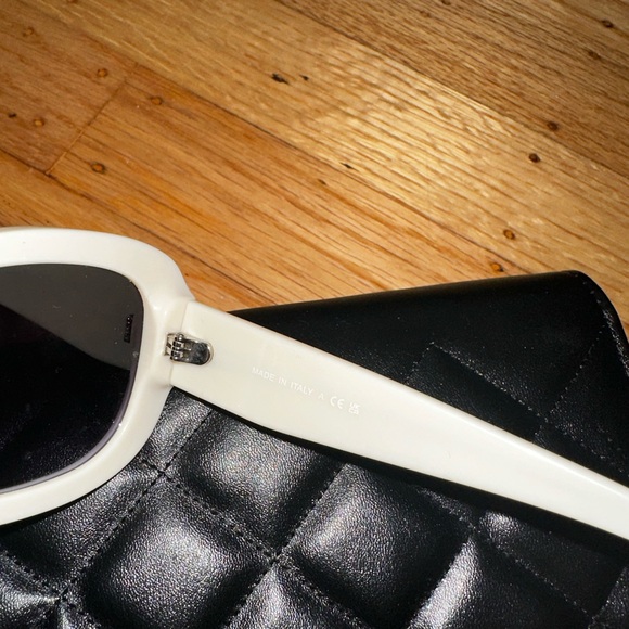 Chanel Sunglasses White Frame - Picture 3 of 6